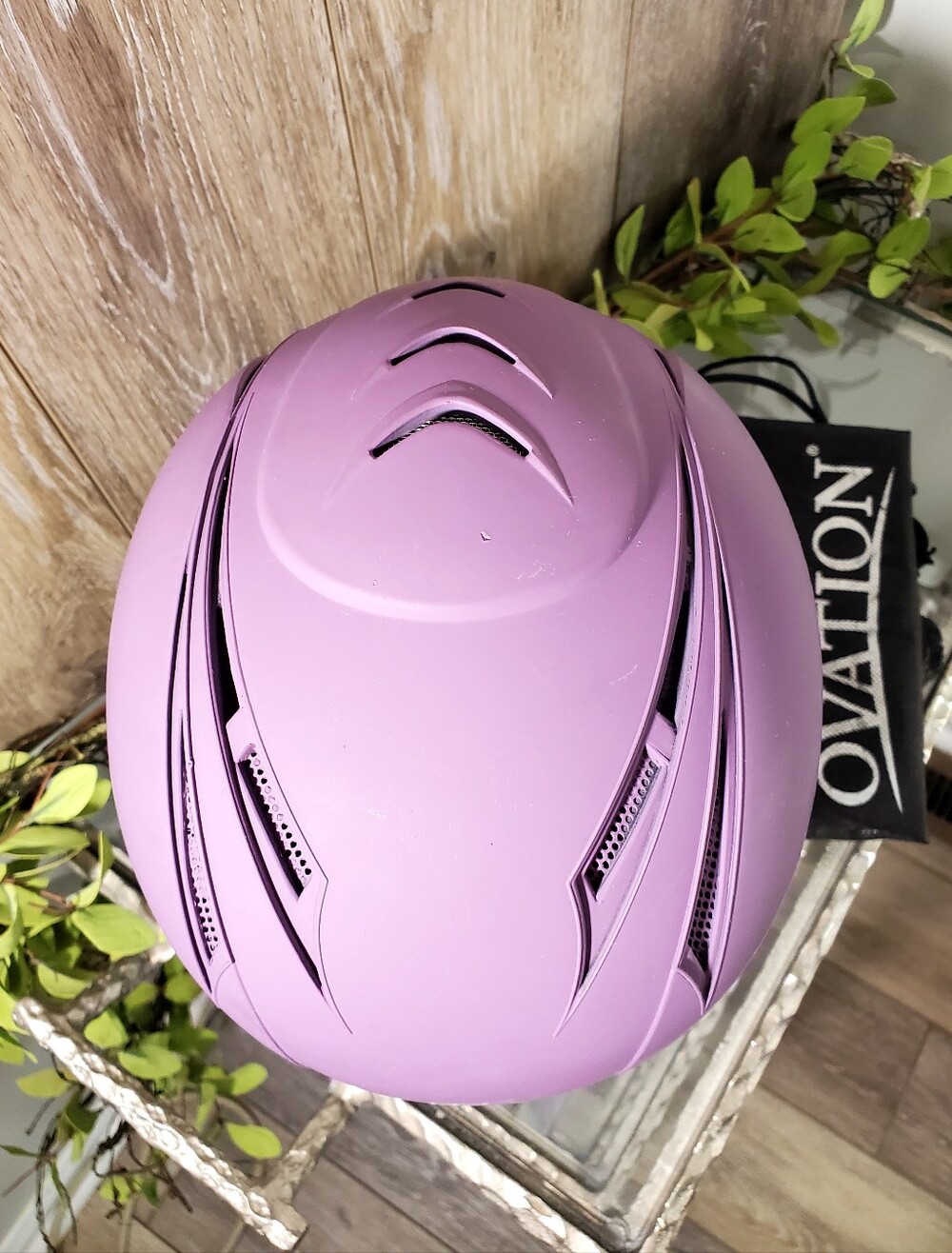 Ovation Purple Lavender Childrens Riding Deluxe Schooler Helmet Size XS/S 48-52" - Picture 7 of 14